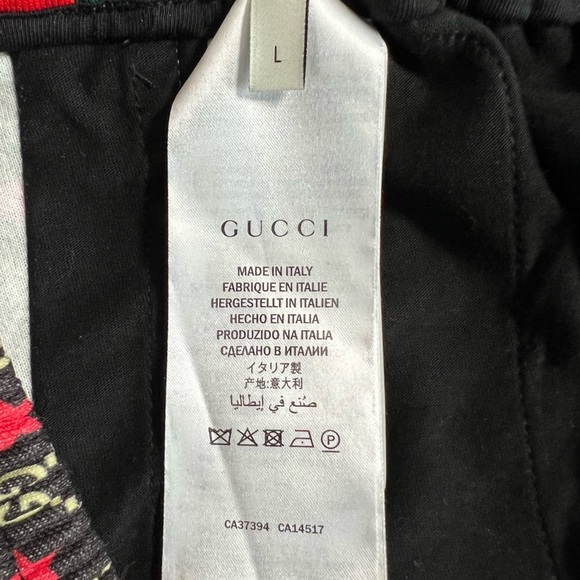 🛑SOLD🛑🎖GUCCI GG STAR PRINT TECHNICAL JERSEY PANTS🎖 - Picture 9 of 11